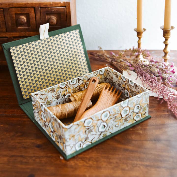 Lådtillverkning: Snäckskalslåda med finpappersverkstadssats för wholesale av Crafter