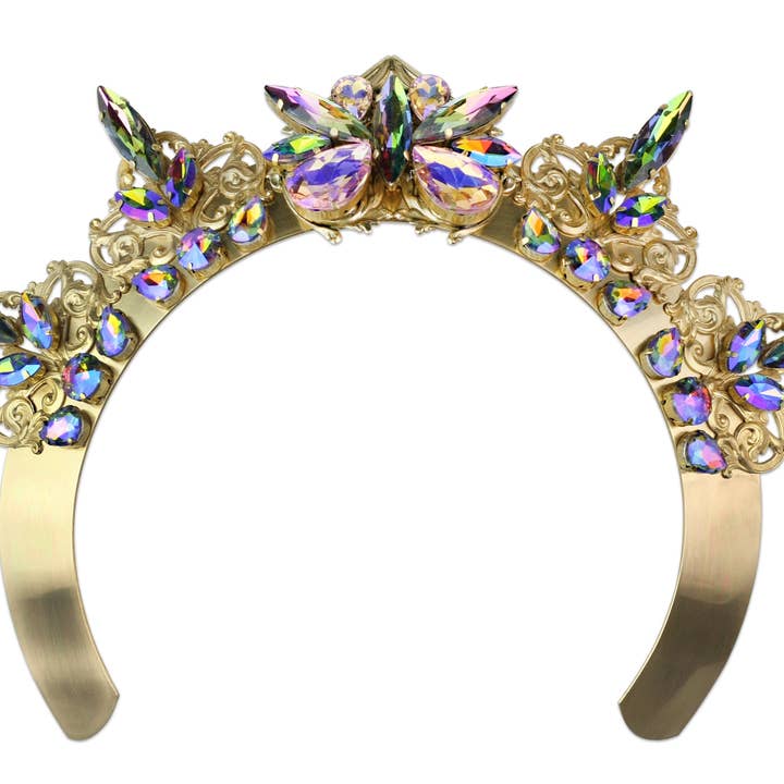 Corona a fascia iridescente arcobaleno all'ingrosso per il tuo