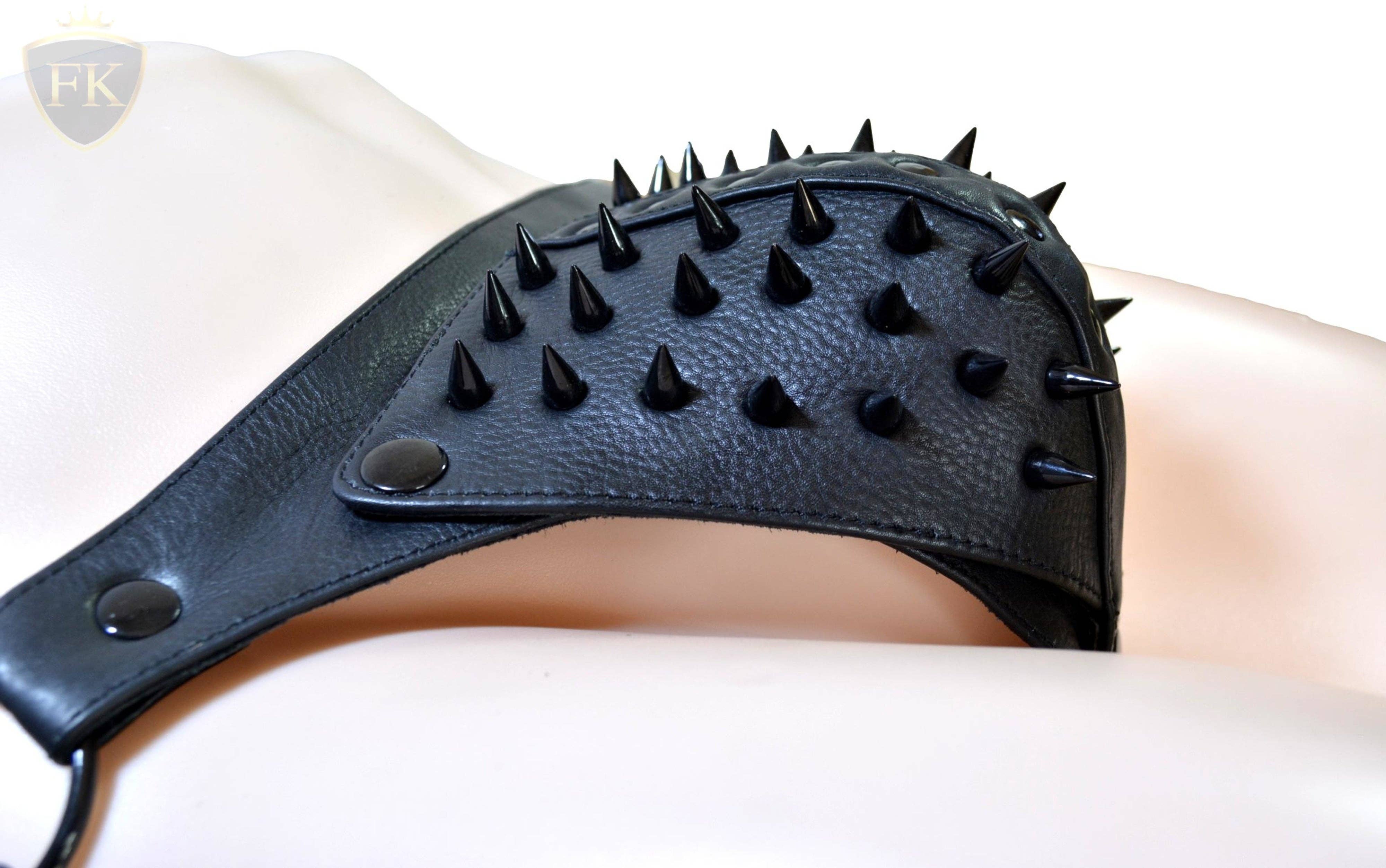 Meninleather - Wholesale Underwear - Men's - Leather Underwear codpiece Jocks  Boxer Briefs Jockstraps spike stud2