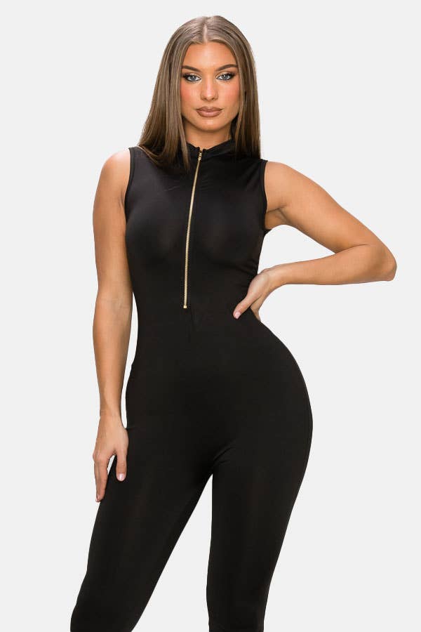 H&H Fashion Inc. - Wholesale Romper - Women's - HH531X-SD - Front Zipper Romper with Mask3