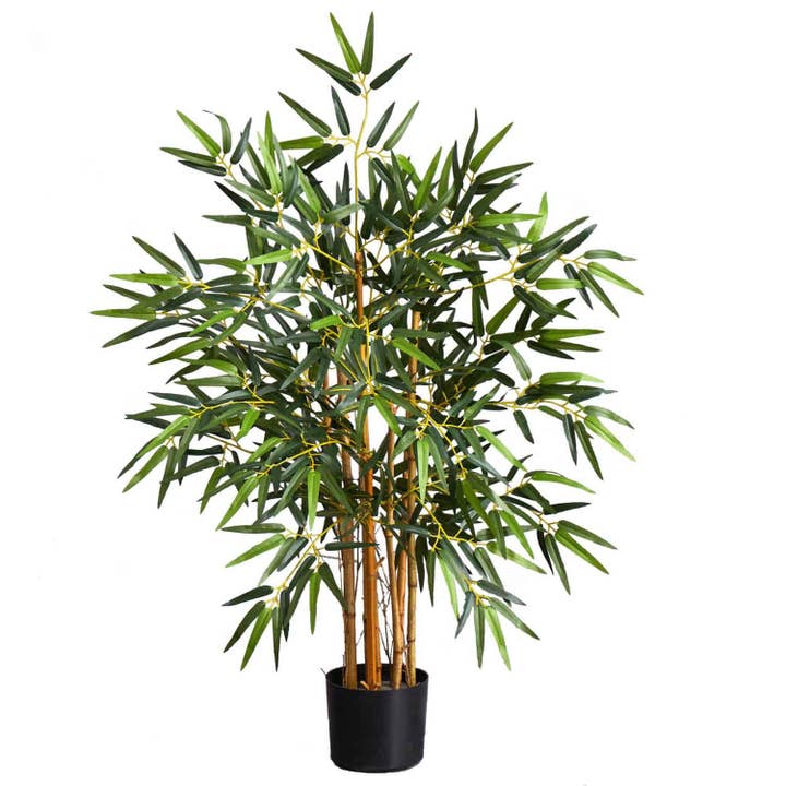 Silk Flower Depot - Wholesale Artificial Plant - 3' Multi Bambusa Bamboo Silk Tree