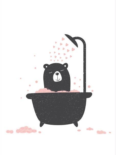 Liefdes Douche Plakat for engroshandel hos Wallified