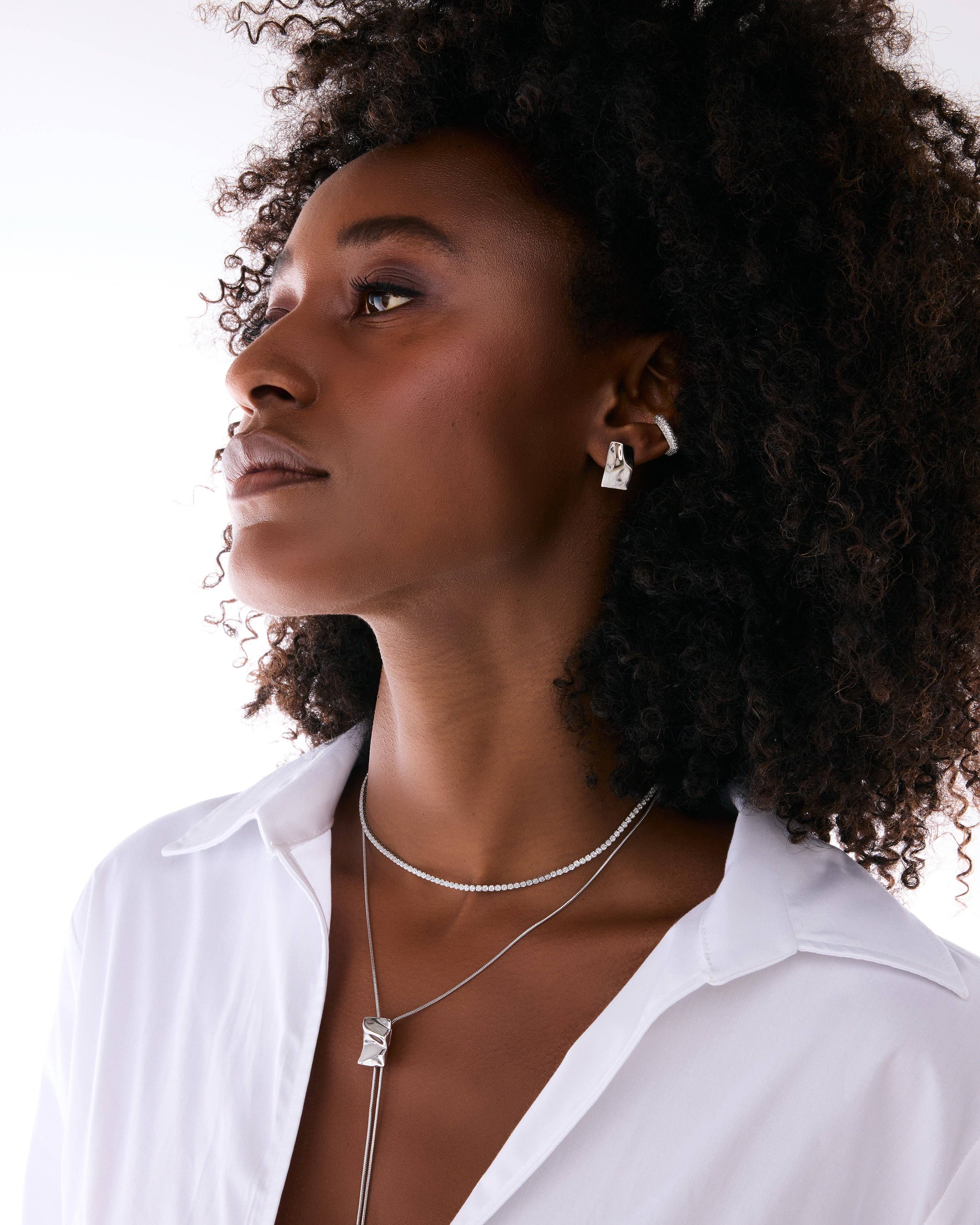 roberta amsterdam - Wholesale Dangle Earrings - Gita earrings - Silver1