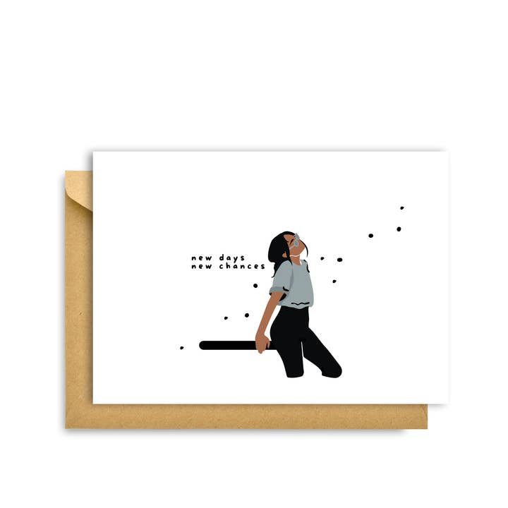 CARTE NEW DAYS NEW CHANCES pour la vente par My Hygge Shop