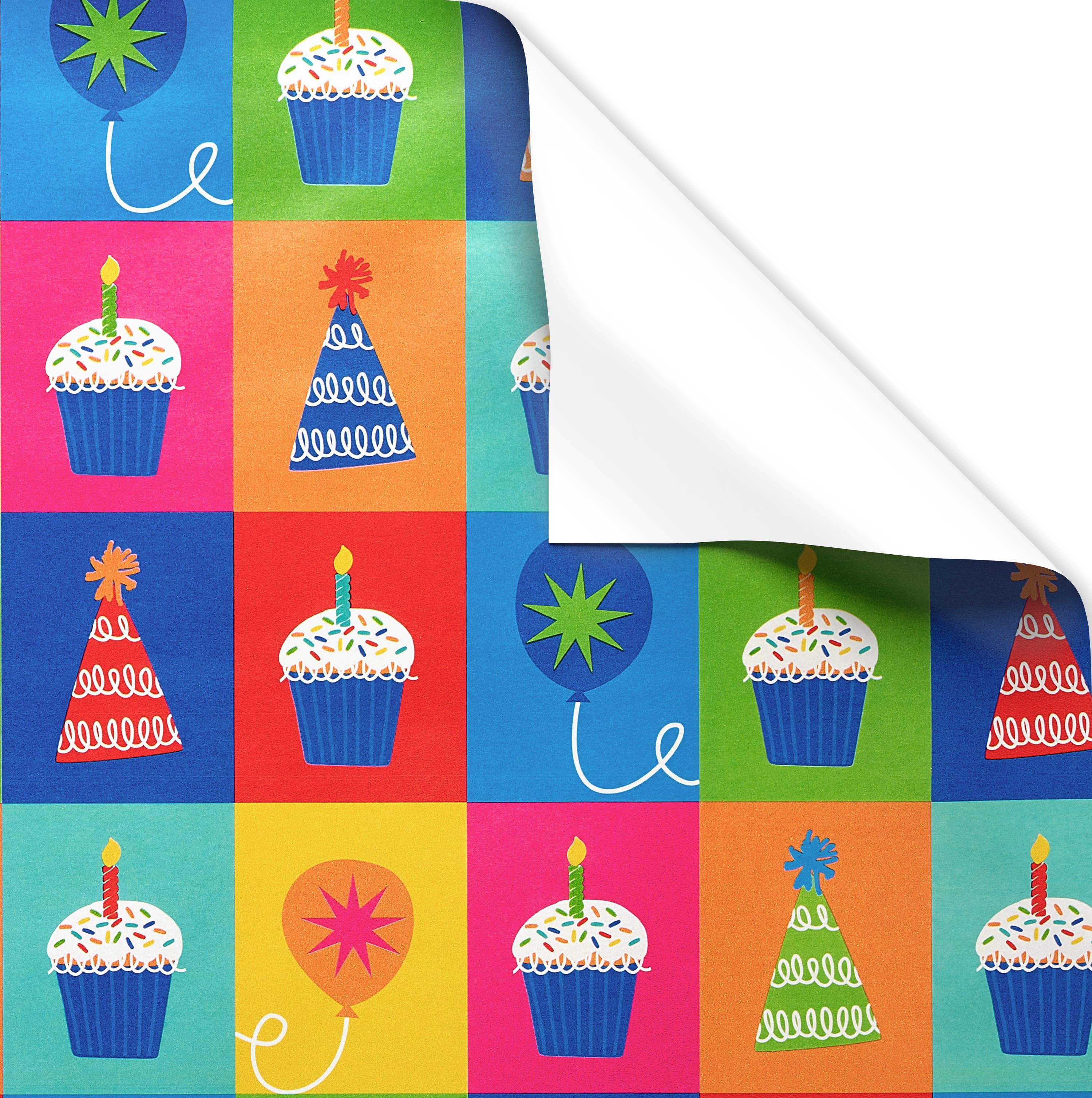 DICKENS INC. - Wholesale Wrapping Paper Roll - Birthday Wrapping Paper | Birthday Wrapping Paper Multi-pack3