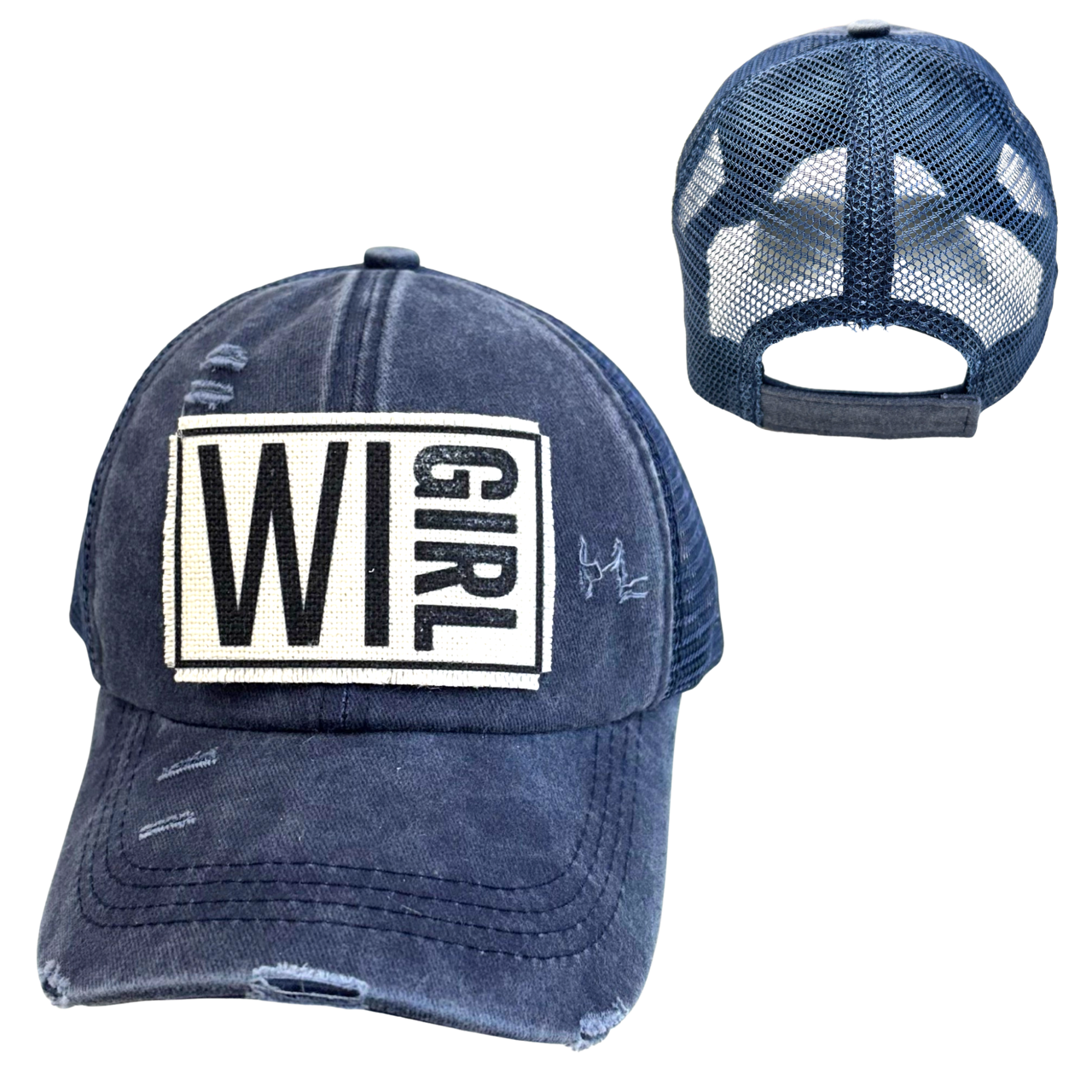 dkhandmade - Wholesale Trucker Hat - Women's - WISCONSIN GIRL HATS7