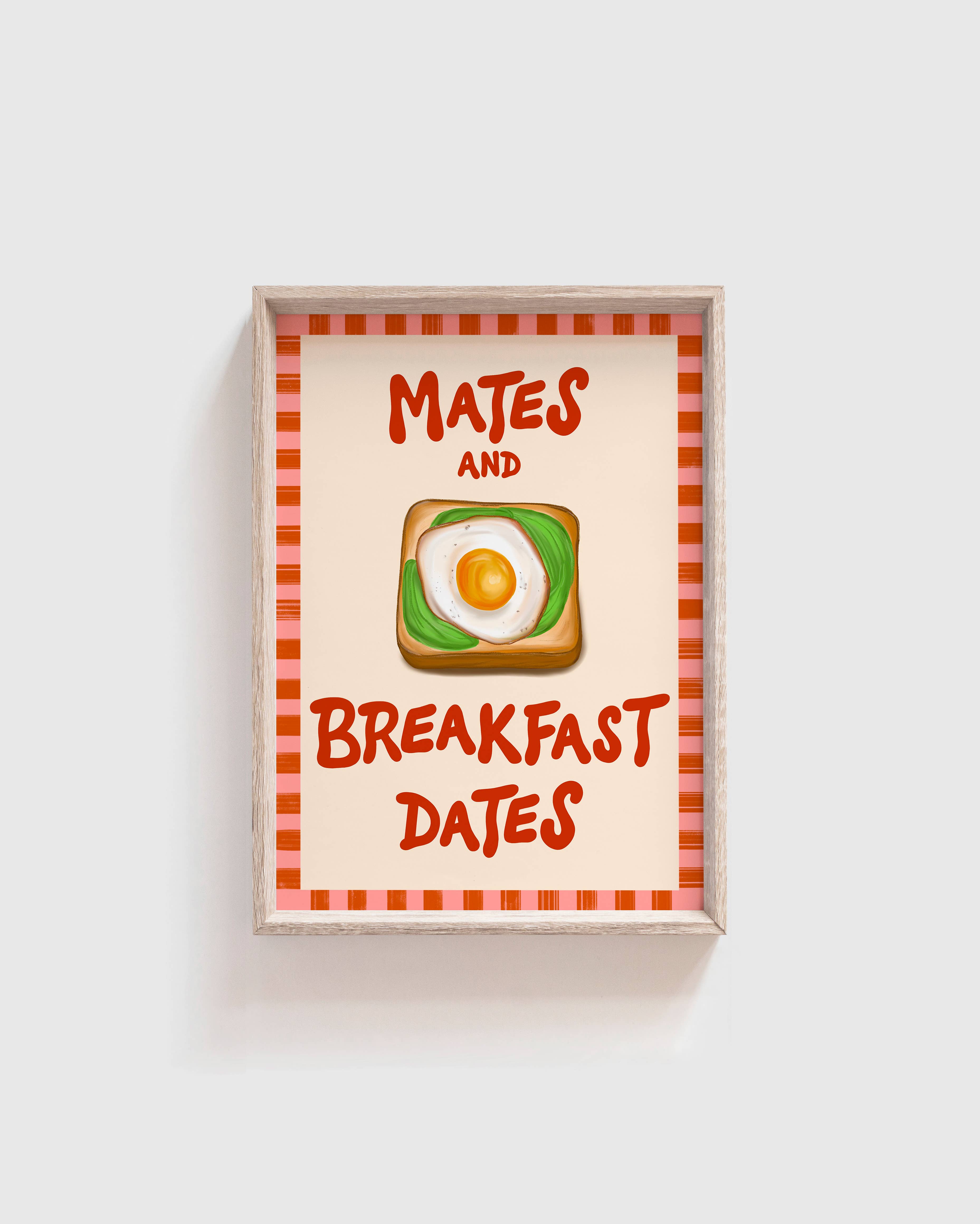 Neesh Home - Vente Affiche d'art - Impression "Copains et Petits Déjeuners" | Cuisine | Brunch0