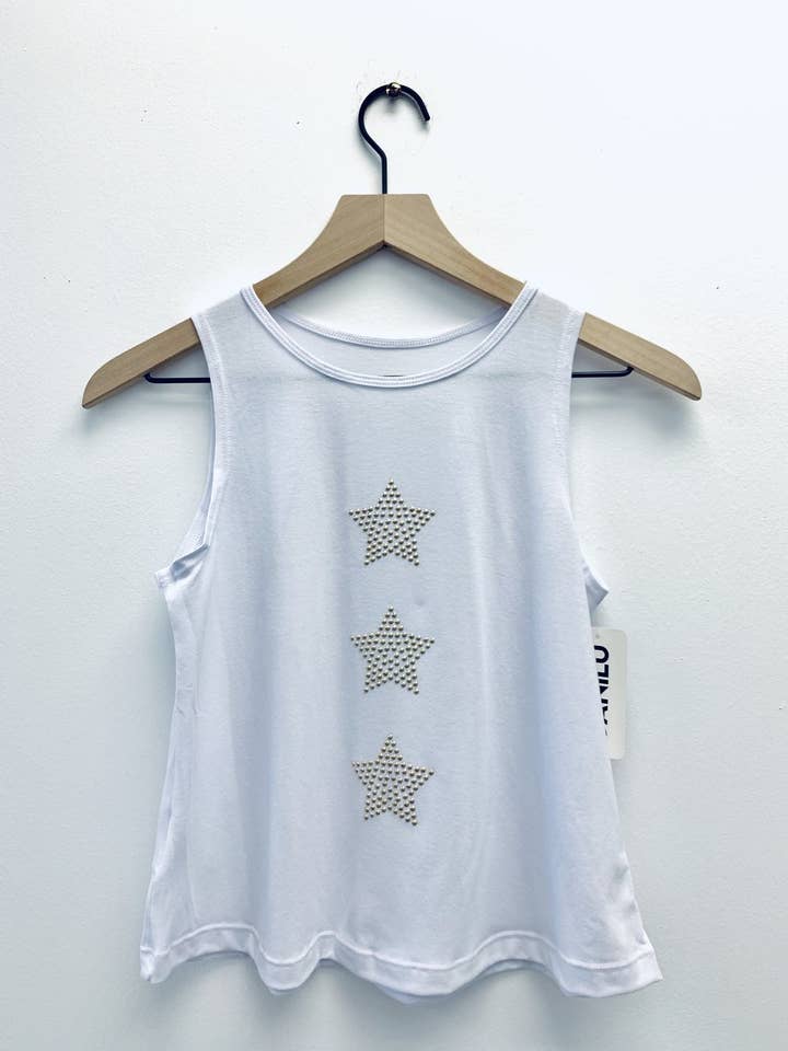 Stars Pins Tank for wholesale by Fanilu
