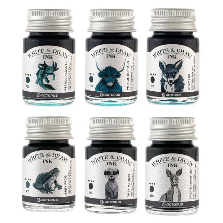 Write and Draw Ink Set Mountain 6 x 10 ml for wholesale by Octopus Concept GmbH