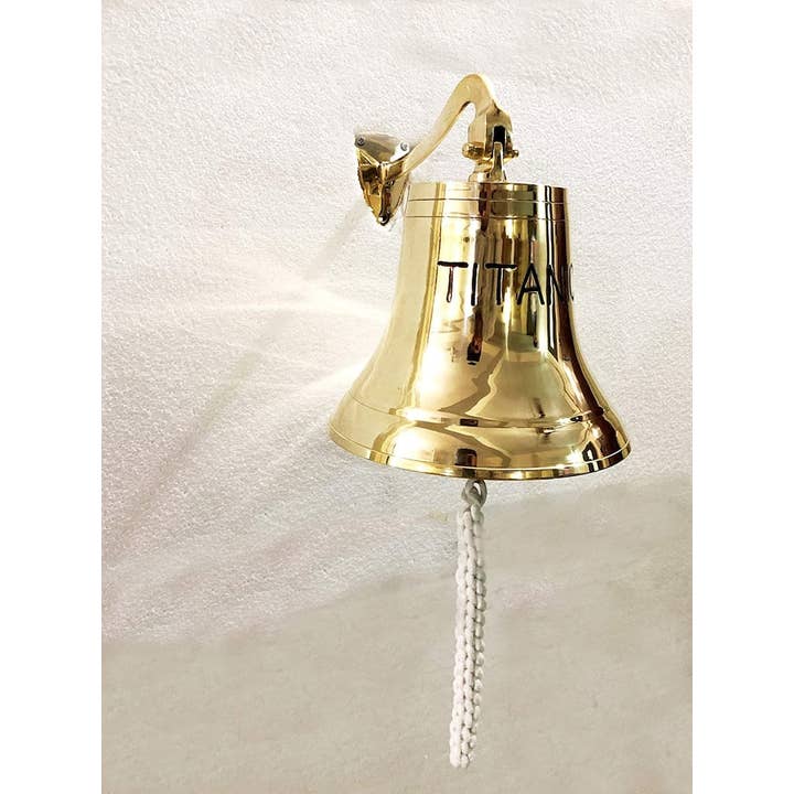 Antique Solid Brass Titanic Ship Bell for wholesale by Arts King