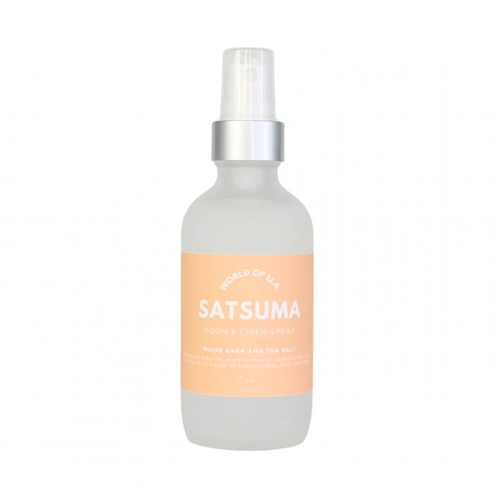 Satsuma Room & Linned Spray | Satsuma, moskus og hvid grapefrugt for engroshandel hos World of LLA