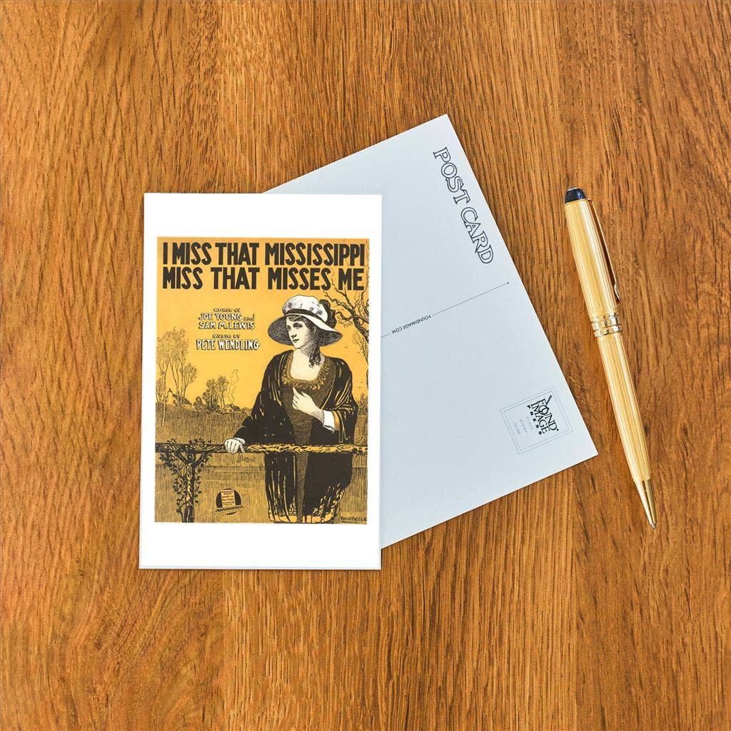 Found Image Press - Wholesale Postcard - Postcard MP-170 I Miss that Mississippi Miss that Misses Me1