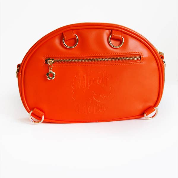 Floral Frolic - Wholesale Crossbody Bag - Kids - Orange Sleeping Fox Ita Bag