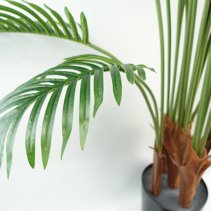 Leaf Design UK LTD – wholesale Artificial plant – 150cm Artificial Areca Palm Tree in Black Pot5