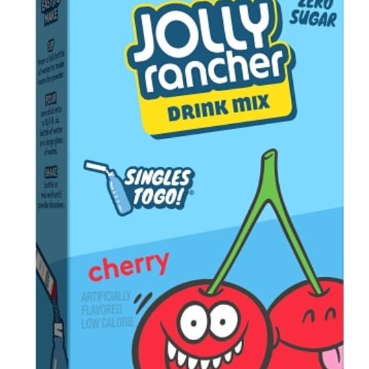 iSweet.ca - Wholesale Fruit Snacks - (S5-01) DrnkMx-ZeroSugar-JollyRancher-Cherry(6Pack)x12units0