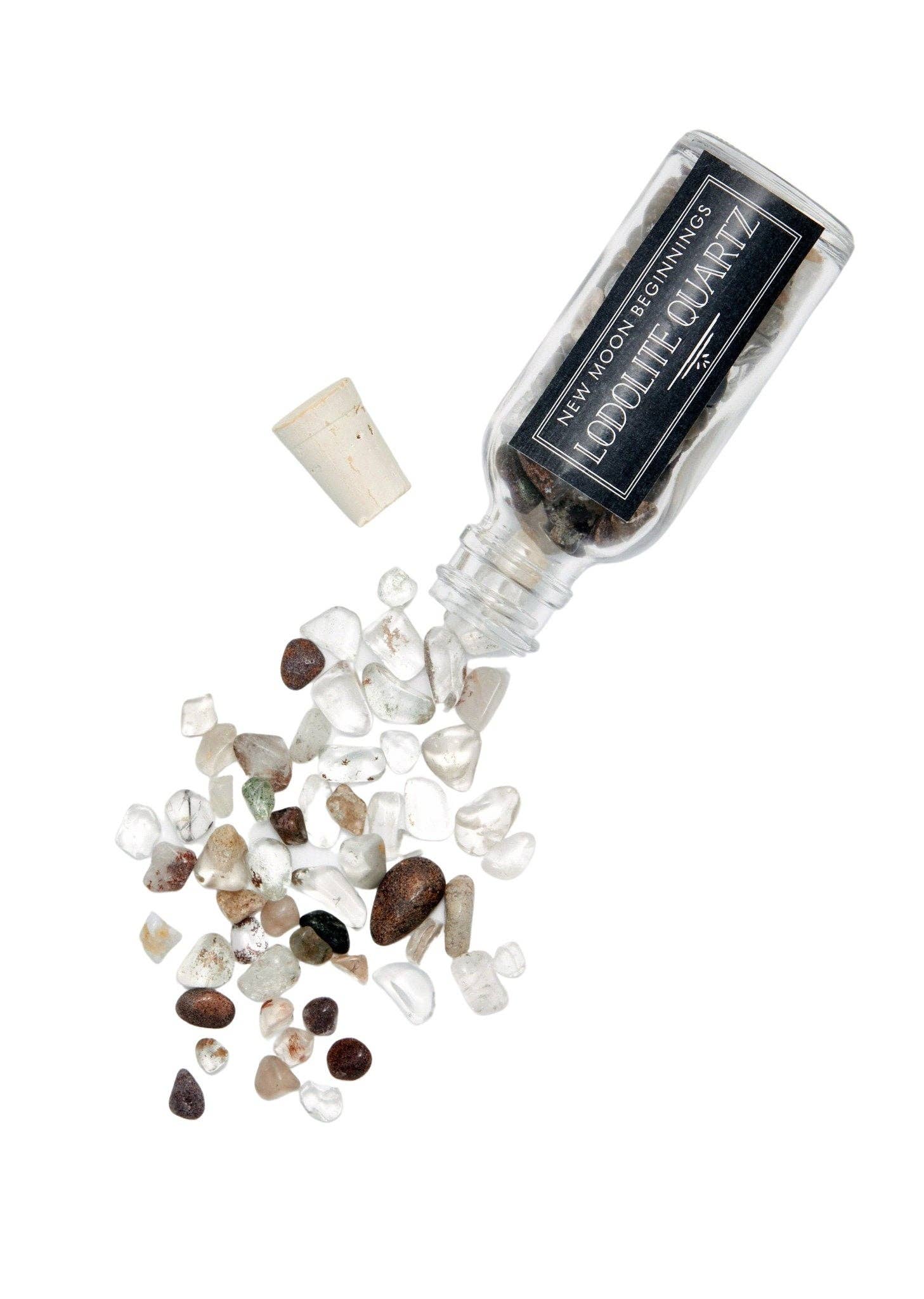 New Moon Beginnings - Wholesale Spiritual Stone/Crystal - Natural Gemstone Chips in a Bottle -70 stone types available8