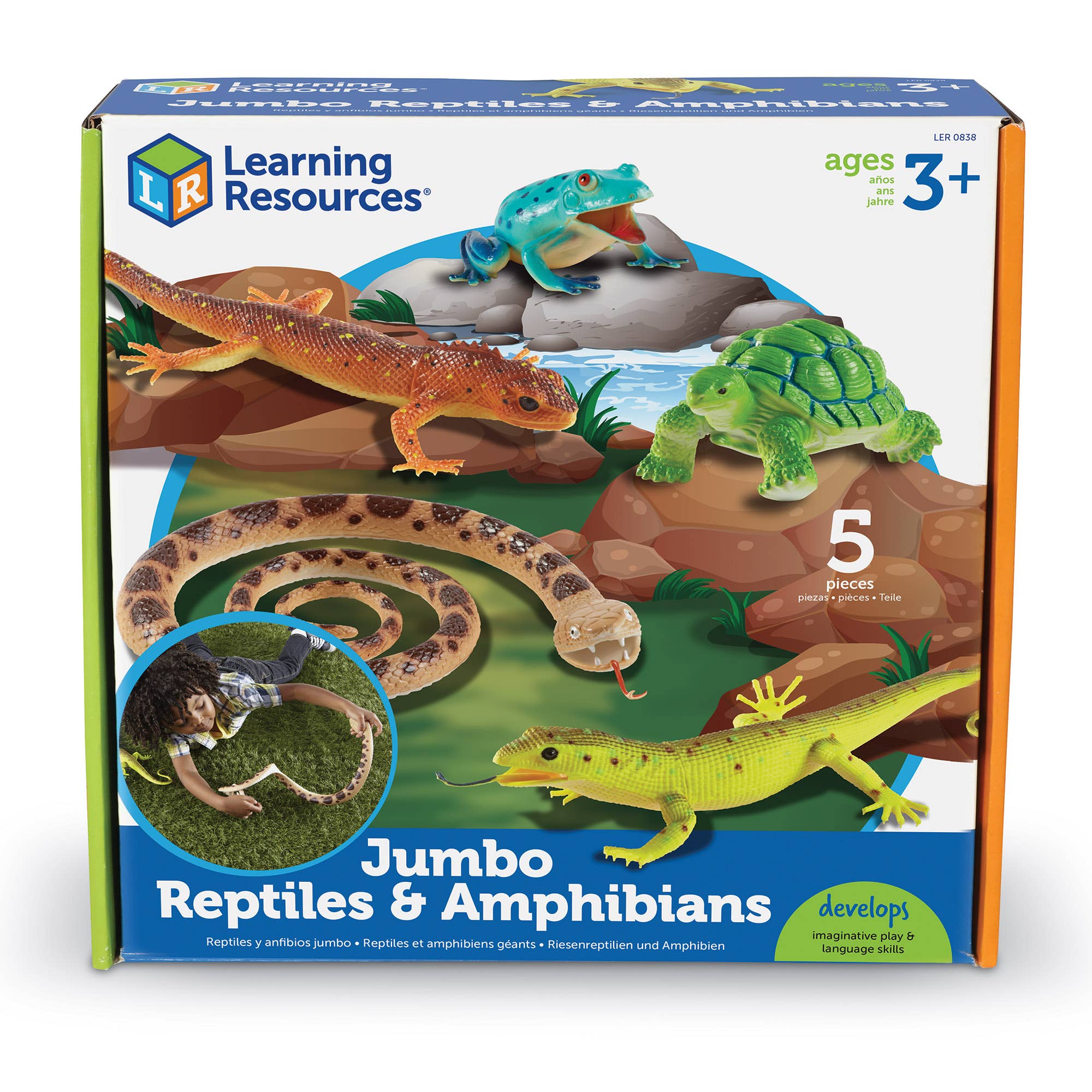 Learning Resources - Wholesale Toy Set - Kids - Jumbo Reptiles & Amphibians0