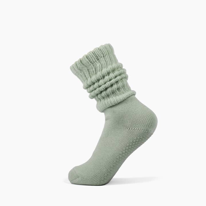 Lotties - Wholesale Socks - Women's - Slouchy grip socks - Pistachio