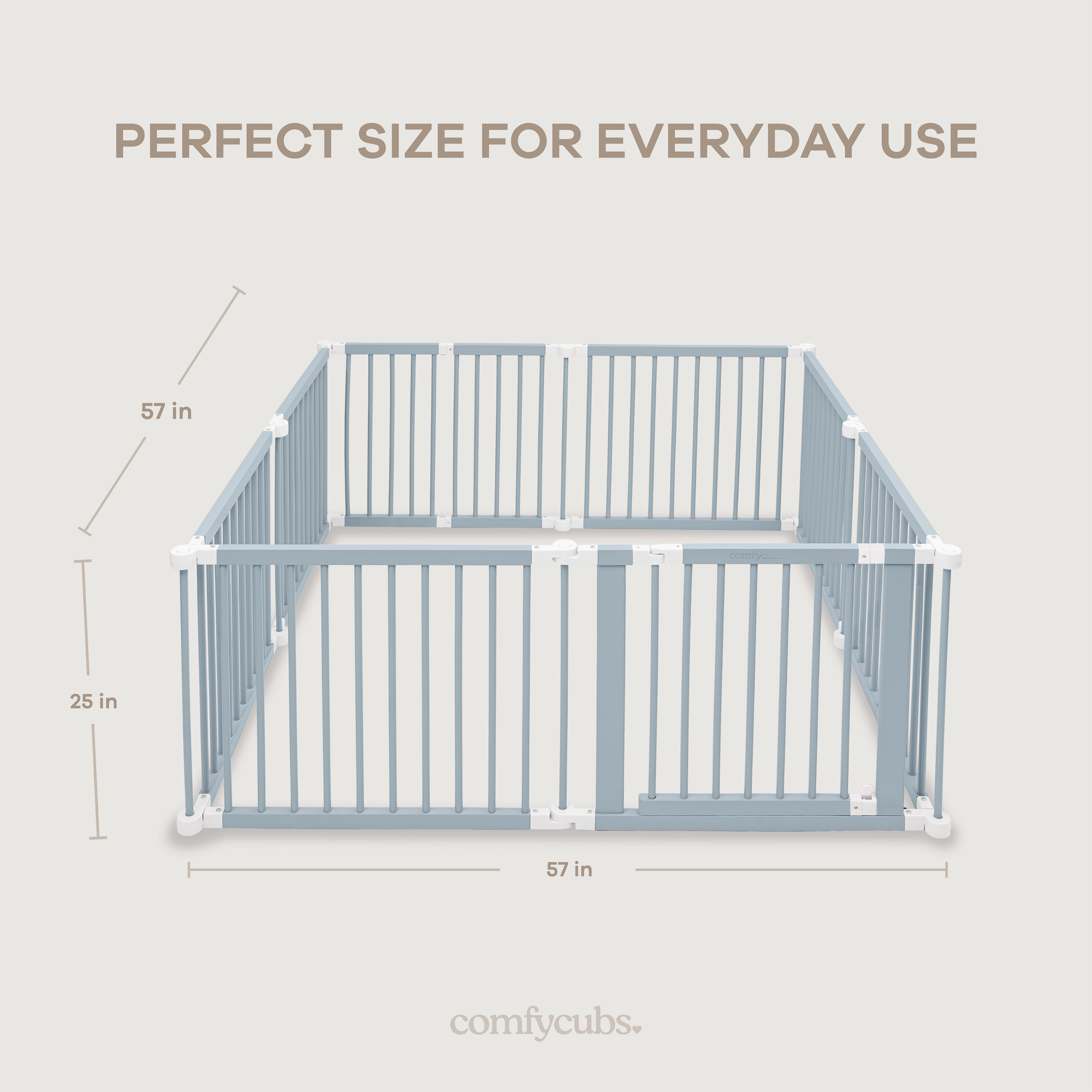 Comfy Cubs - Vendita all'ingrosso Tappetino da gioco - Bambini e neonati - Cancelletto per Bambini - Recinto Pieghevole in Legno di Pino di Comfy Cubs28