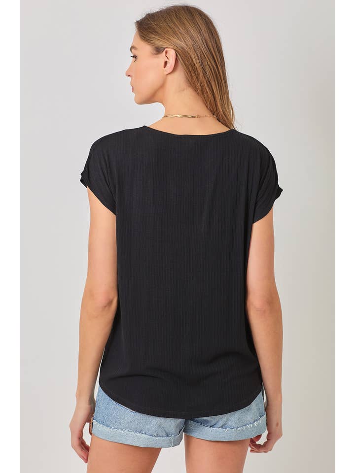 Mystree - Wholesale Knit Top - Women's - 60952 Surplice Neck Top4