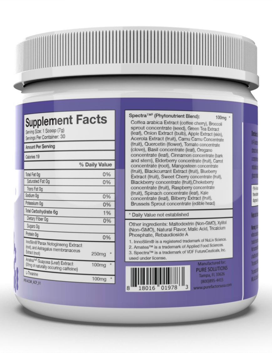 Pure Solutions - Wholesale Oral Supplement/Vitamin - Pure Factors Keto Appetite Control1