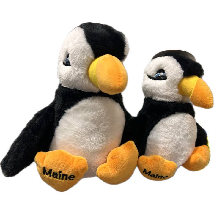 Maine Puffin plush squeaky dog toy (large) for wholesale by Pet Souvenirs