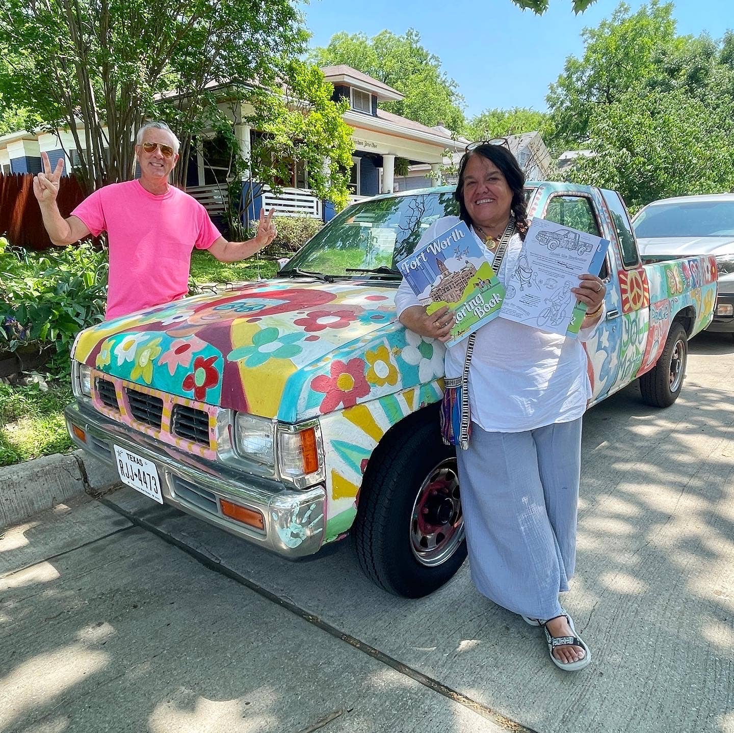 Sleepy Panther Design Co - Wholesale Kleurboek - Volwassene - Het kleurboek van Fort Worth4