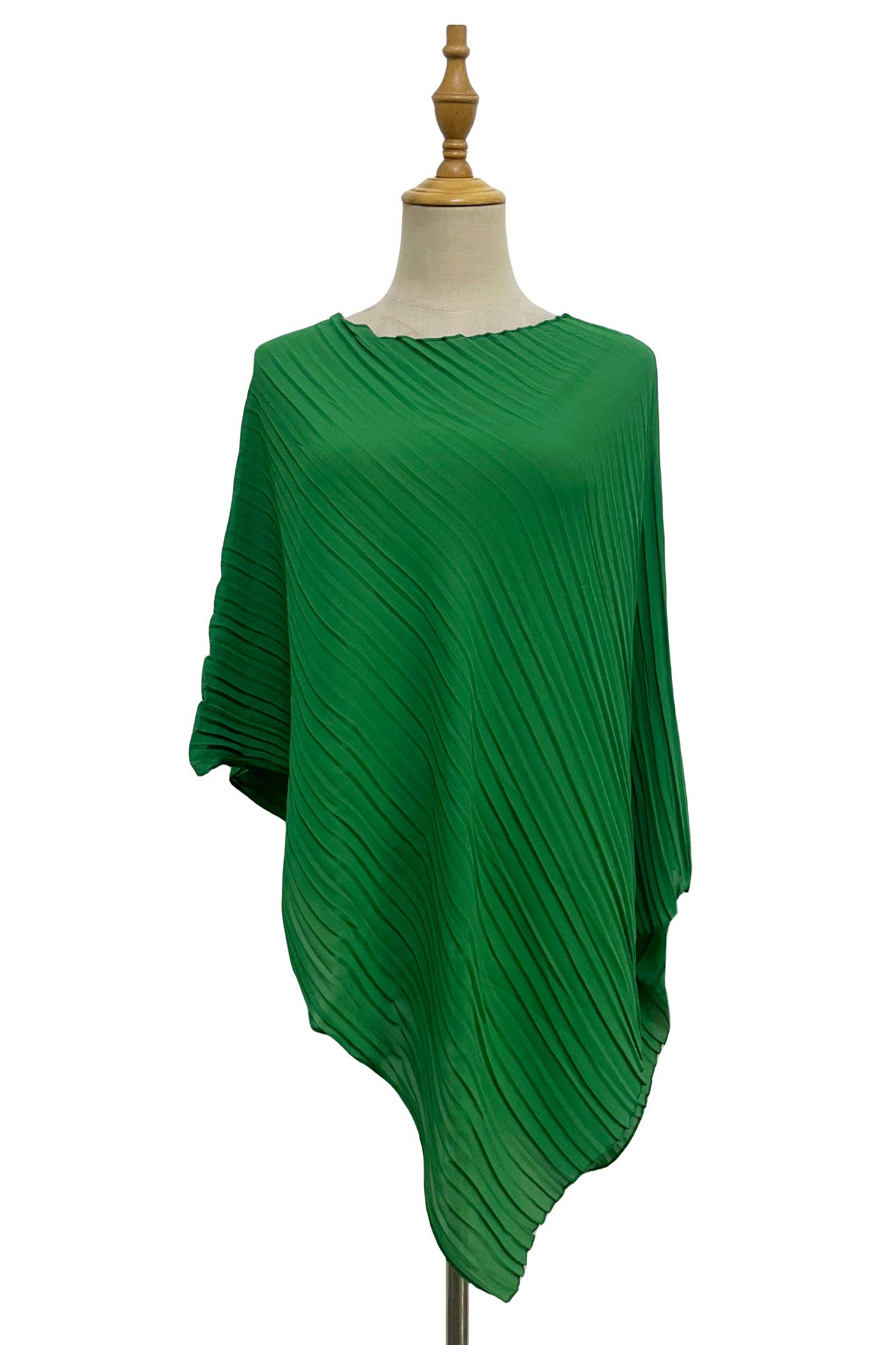 Fashion Scarf World – wholesale Swim cover-up – Women’s – Plain Pleated Chiffon Cover Up13