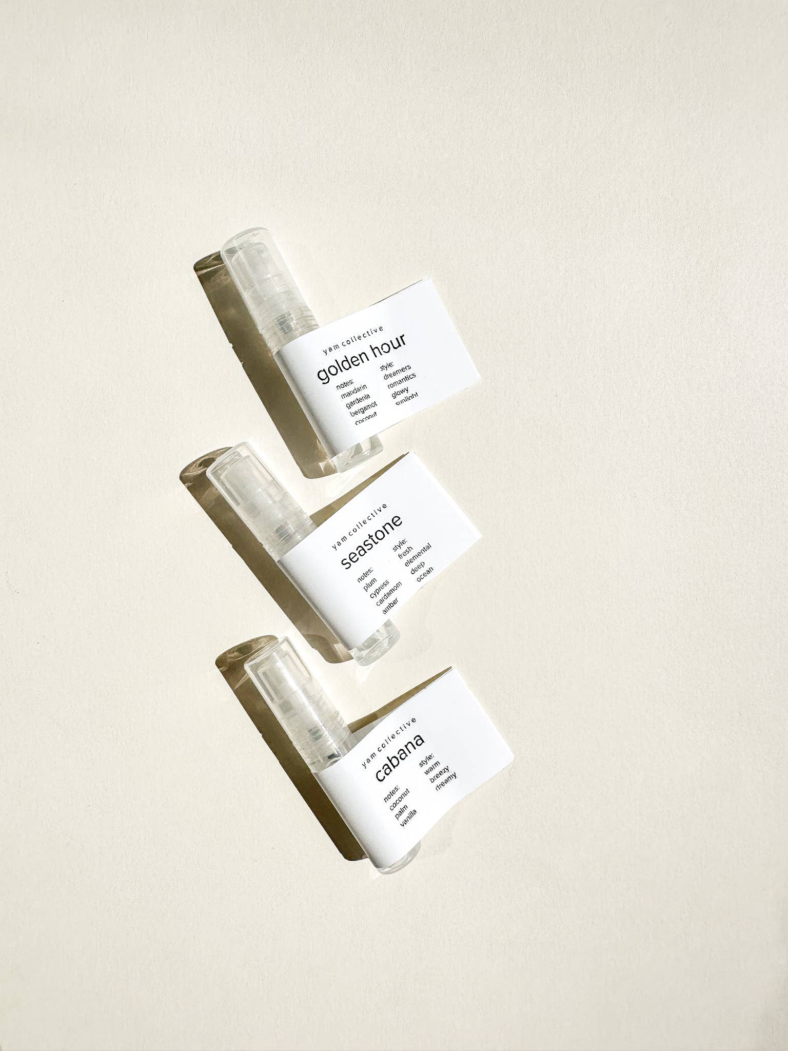 yam collective - Vente Parfum/Eau de toilette - Échantillon de Parfum en Vaporisateur : Choisissez dans le menu0