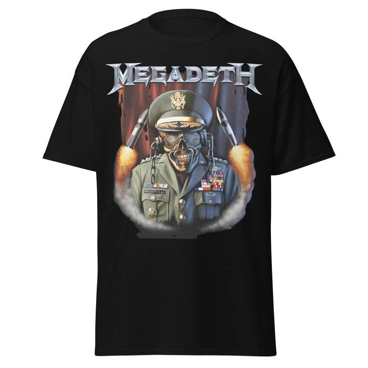 MegaDeth - Camiseta con estampado Rattlehead Vic Jumbo para venta al por mayor de Hyper Iconic
