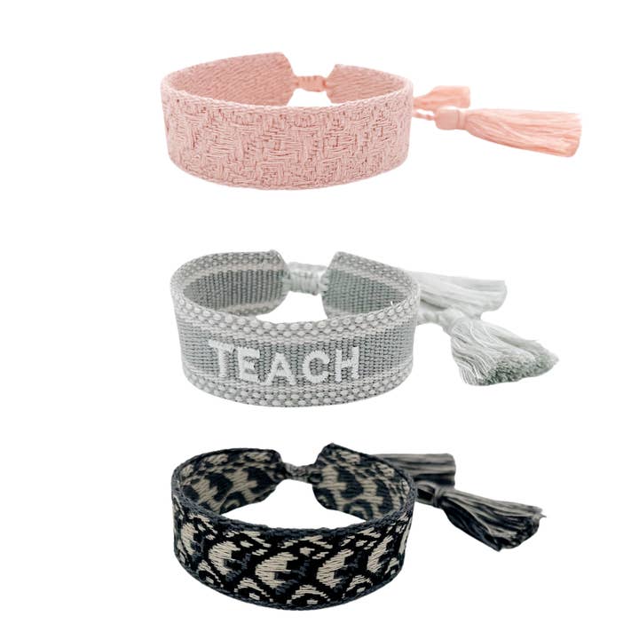 Armbänder mit gewebten für den Großhandel von Wrapped. By Sav