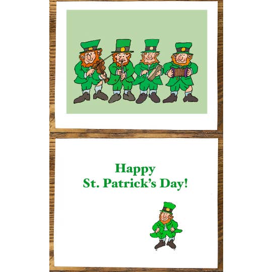 Fête de la Saint-Patrick : Leprechaun Band pour la vente par Cards by Charlot