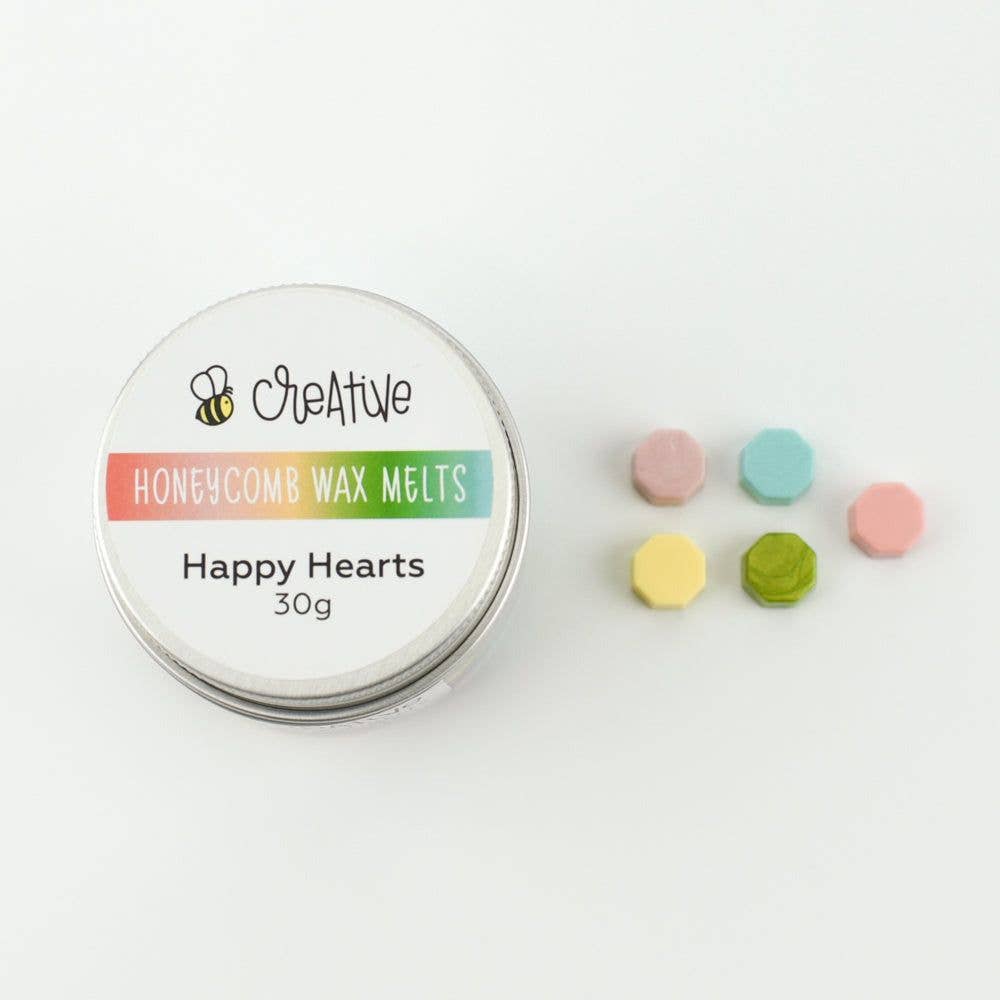 Honey Bee Stamps - Wholesale Wax Melt - Happy Hearts - Wax Seal Melts7
