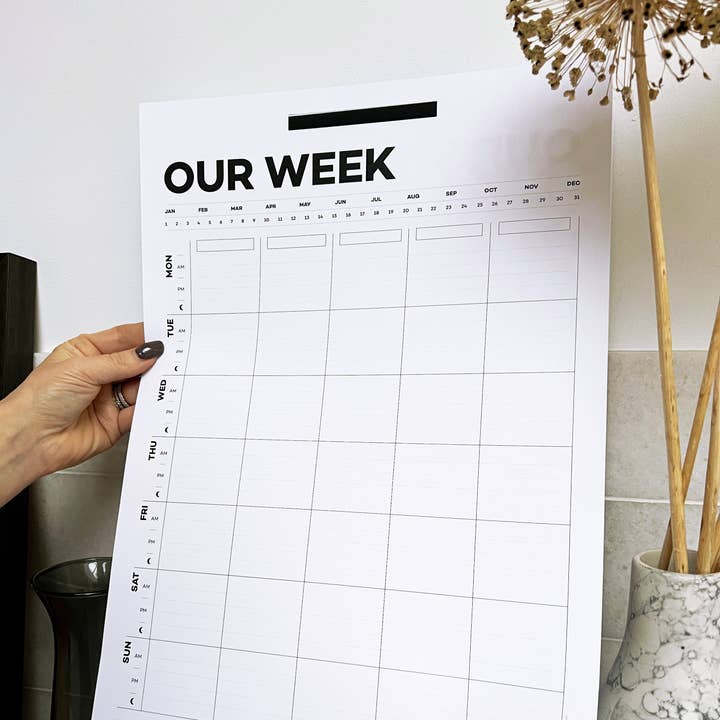 HELLO TIME - Venta al por mayor Agendas - Planificador Familiar de Pared3