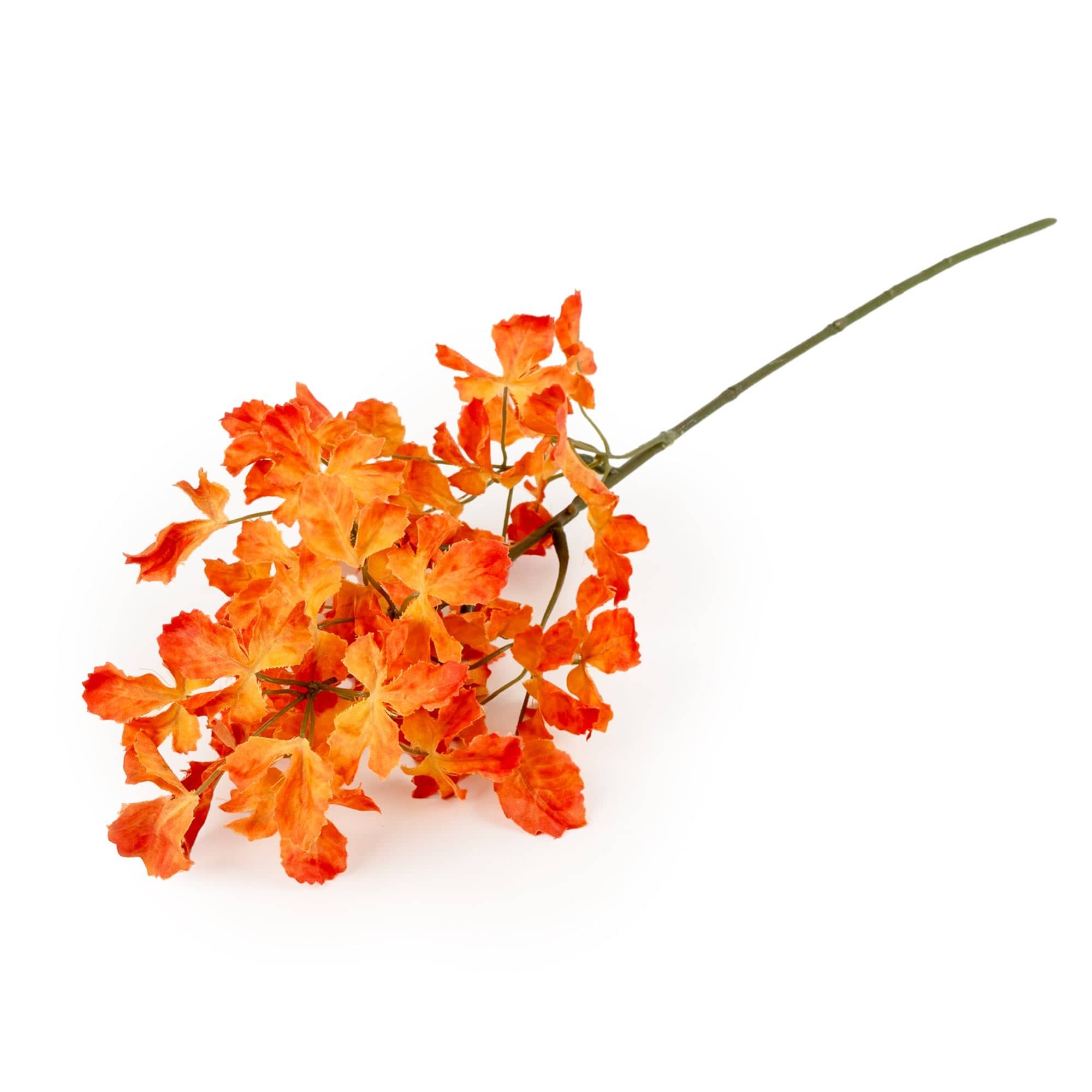 Candlelight Products Ltd – wholesale Artificial flowers – 42cm Ginkgo Leaf Spray - Burnt Orange 10pk1