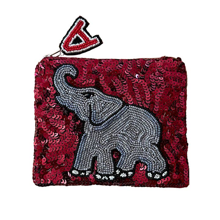 Alabama Crimson Tide Football Game Day Coin Purse Lily Posh  for wholesale by Lily Posh