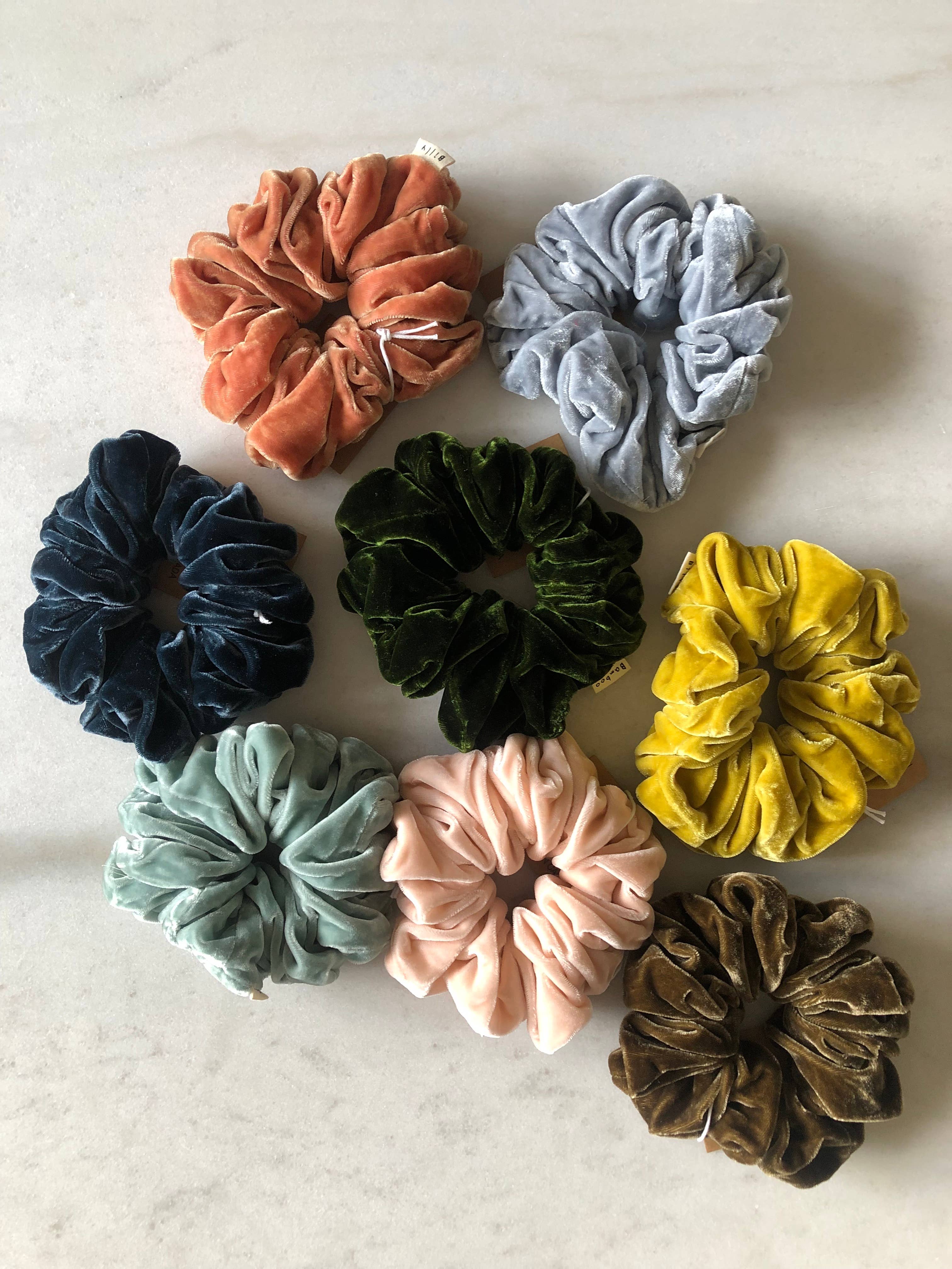 Billy Bamboo - Wholesale Scrunchie - Women's - SILK VELVET SCRUNCHIES - heritage13