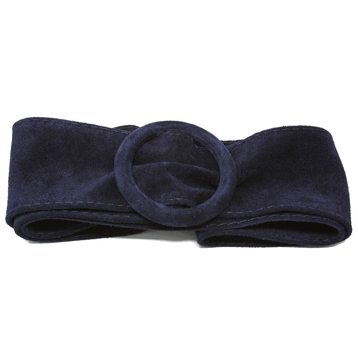 German Fuentes Handbags - Wholesale Belt - Women's - CINT-07 CIRCLE BUCKLE SUEDE BELT1