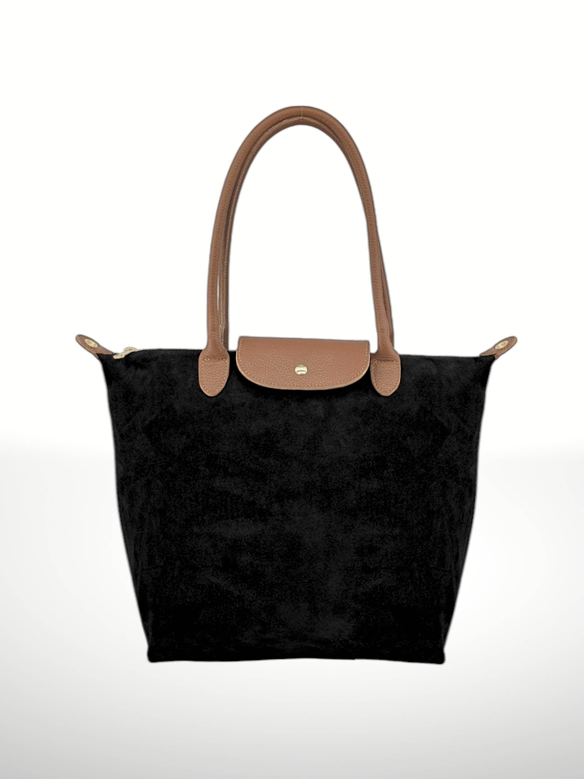 ITALIAN'S LEATHER - Wholesale Top Handle Bag - Women's - Carla Suede Leather Bag ²⁵1