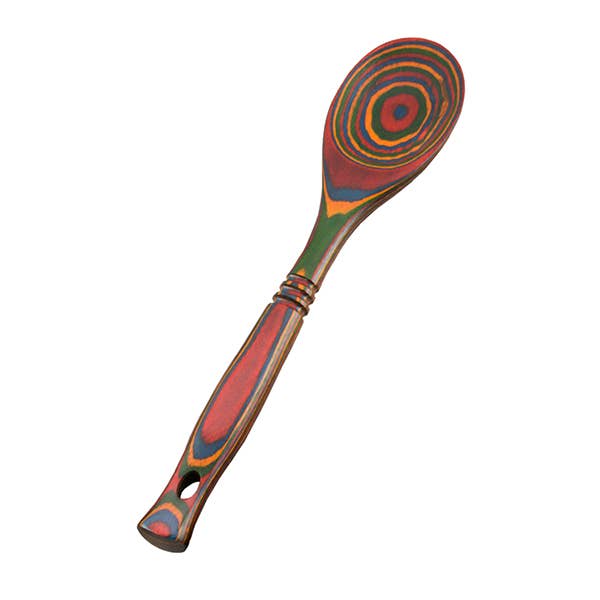 Island Bamboo - Wholesale Kitchen Spoon - 12" Rainbow Pakka Spoon