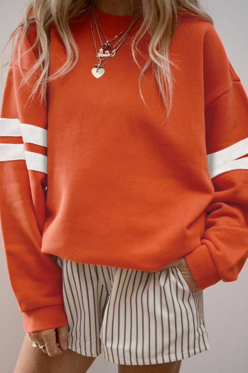 Wholesale Accessory Market - Vente Sweat-shirt – femme - Sweatshirt Orange Varsity Vibes0