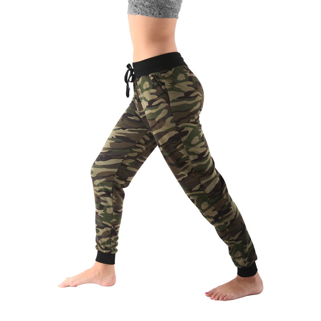 L60 Women's Camo Joggers Camouflage Pants for wholesale on Faire3