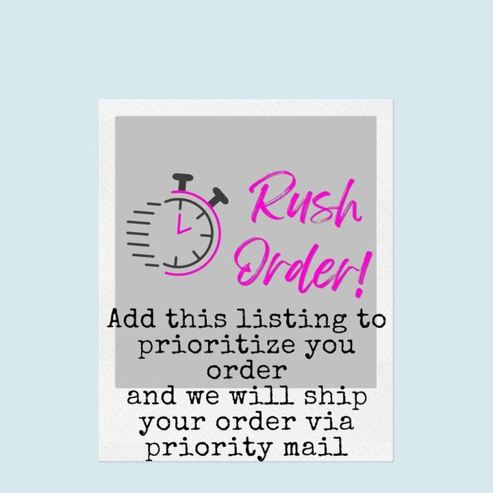 Rush order for wholesale by Roussell Prints and Demand LLC