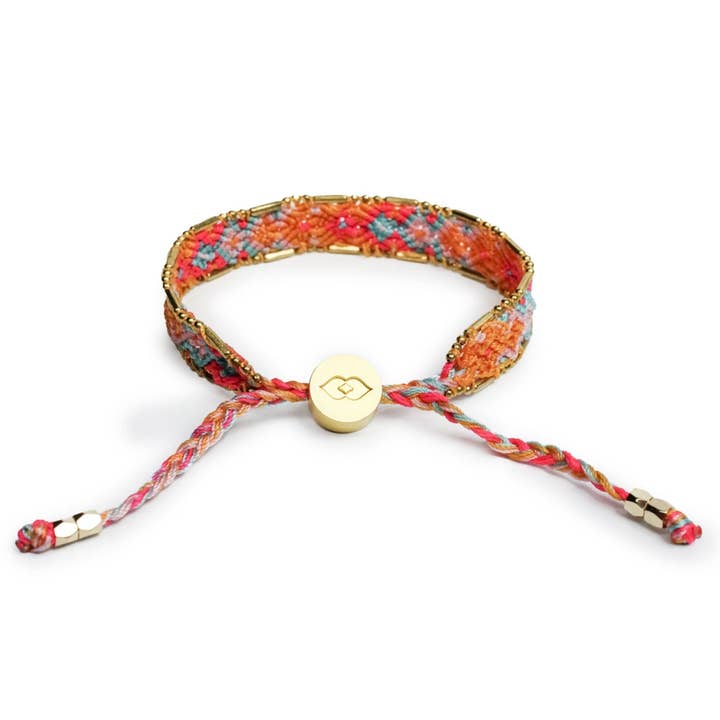 Love Is Project - Wholesale Woven/Braided Bracelet - Bali Friendship Bracelet - Fire Stream