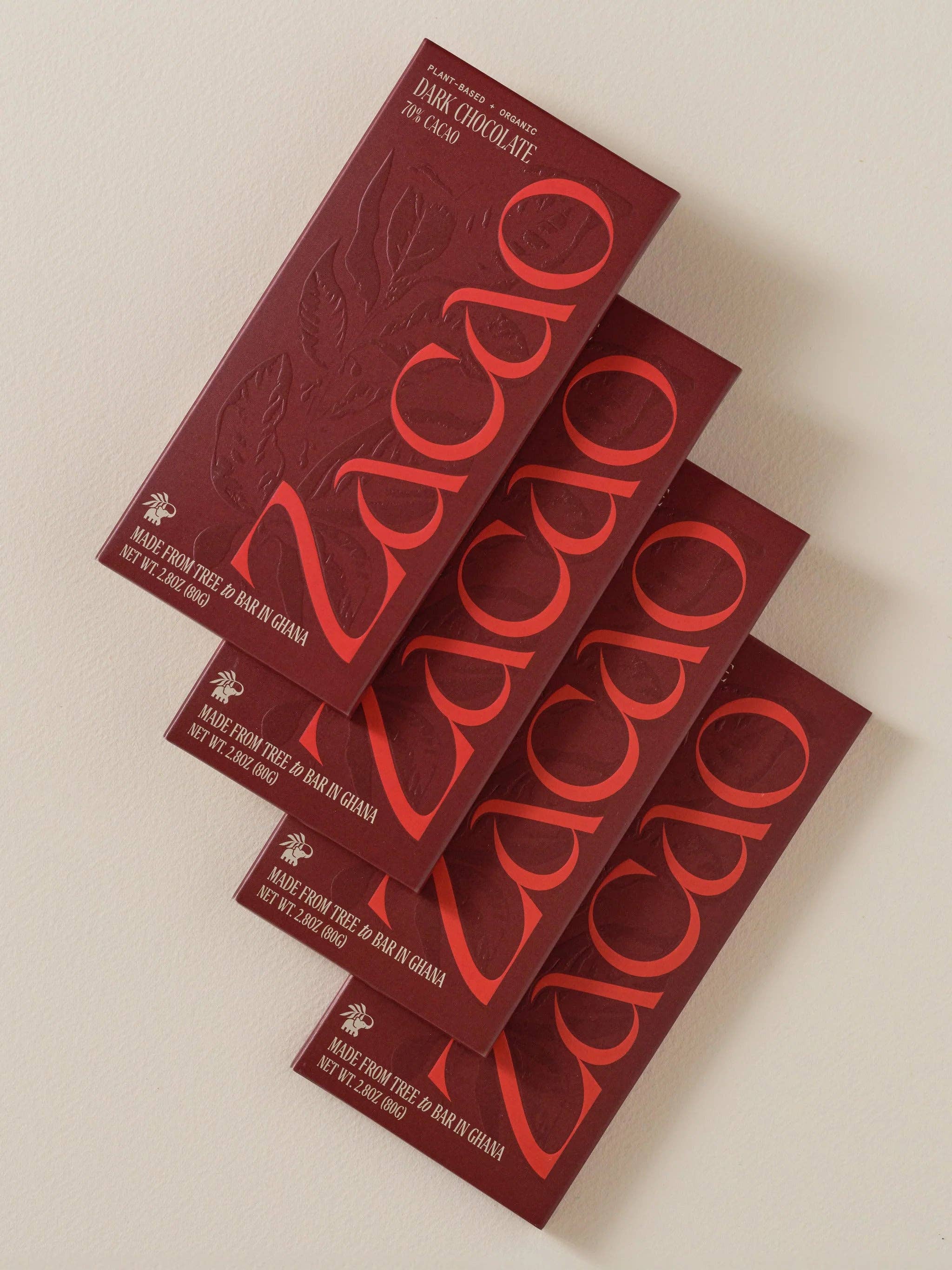 Zacao Chocolate - Wholesale Chocolate Bar - 70% Cacao Dark Chocolate Wholesale 10-pack3