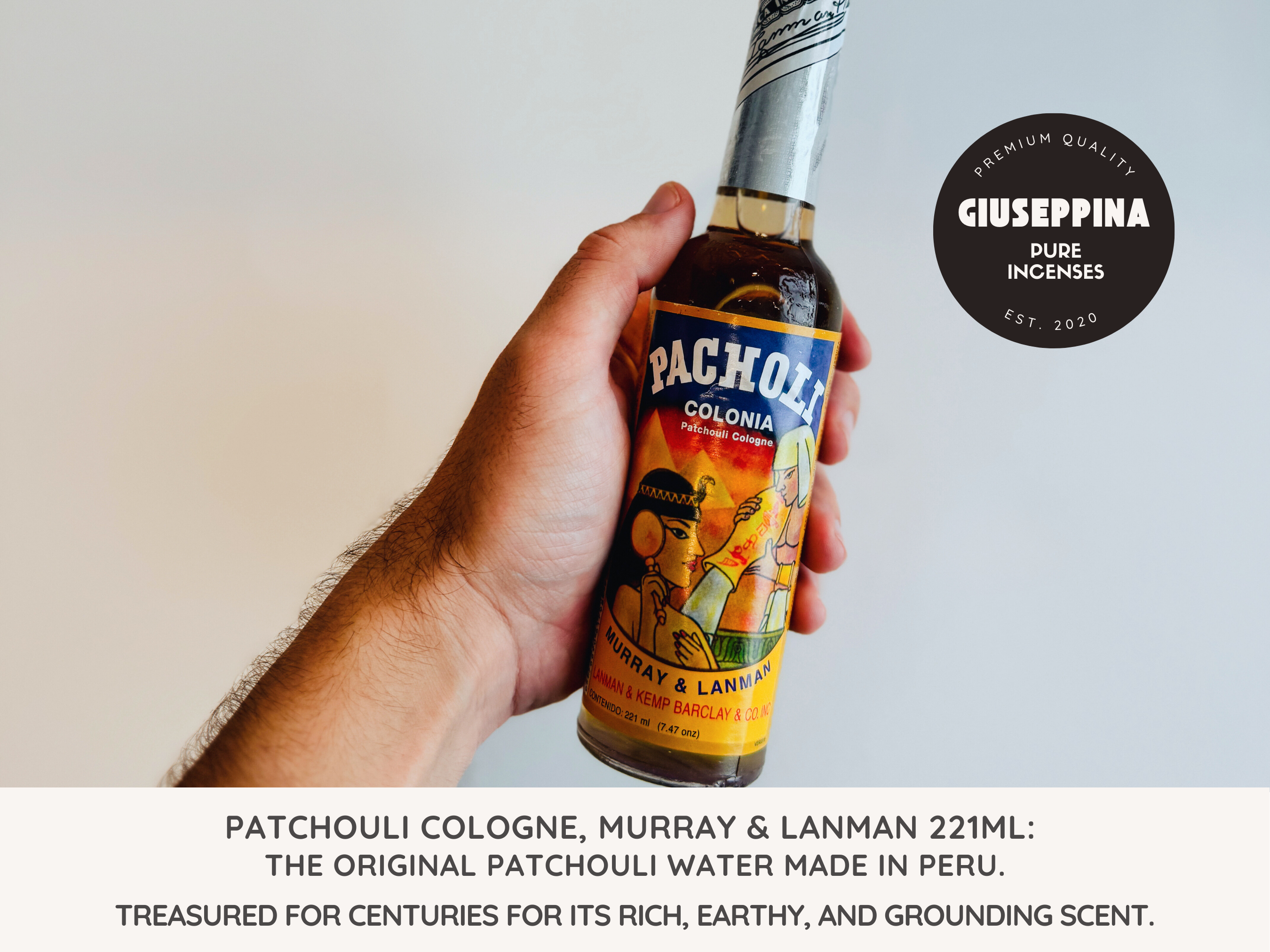 Giuseppina Shop - Wholesale Perfume/Eau de Toilette - Patchouli Cologne - Woody Aroma for Balance & Tranquility1