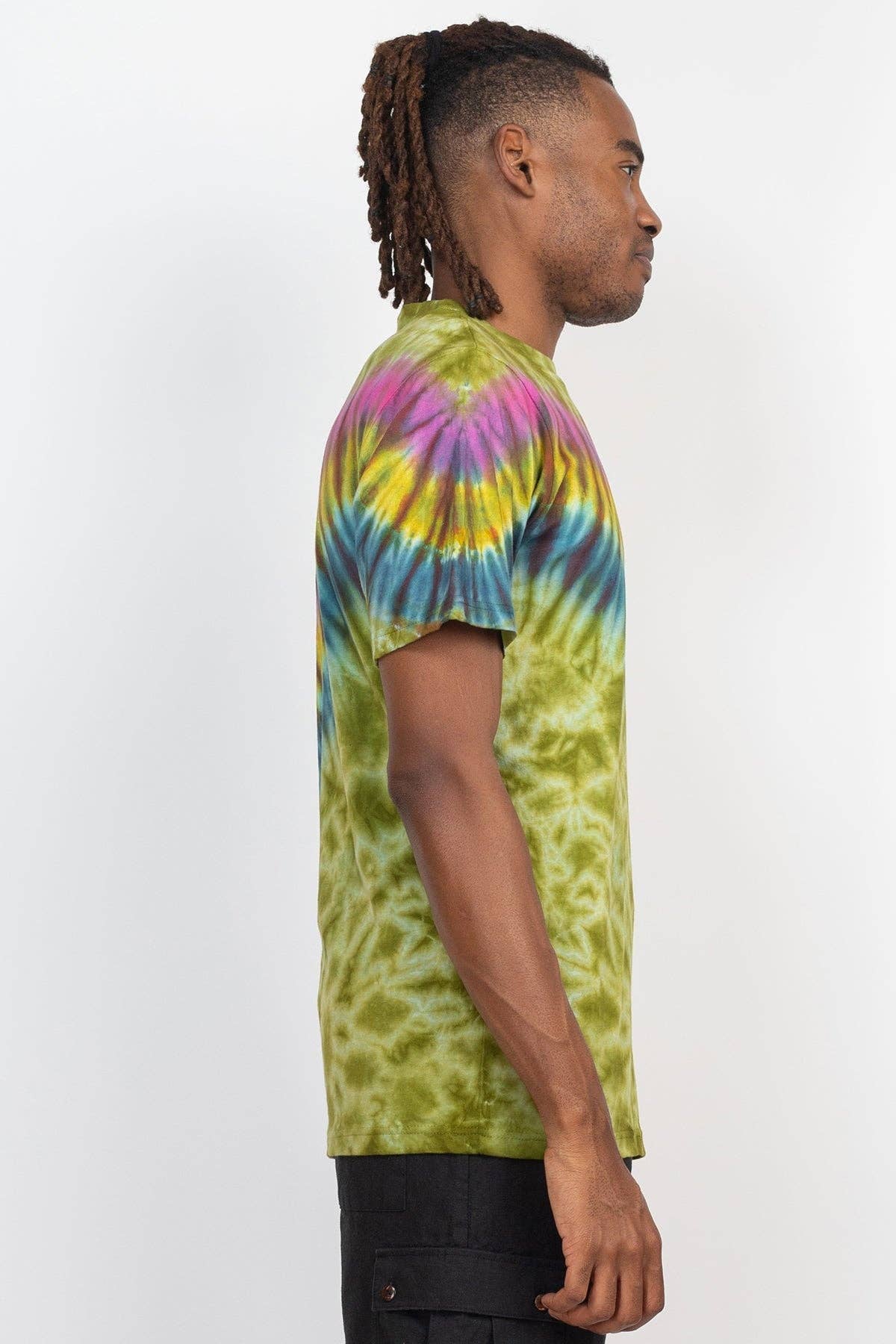Lakhays Collection Inc. - Vendita all'ingrosso Maglietta - Uomo - T-shirt tie-dye unisex Rainbow Arc6