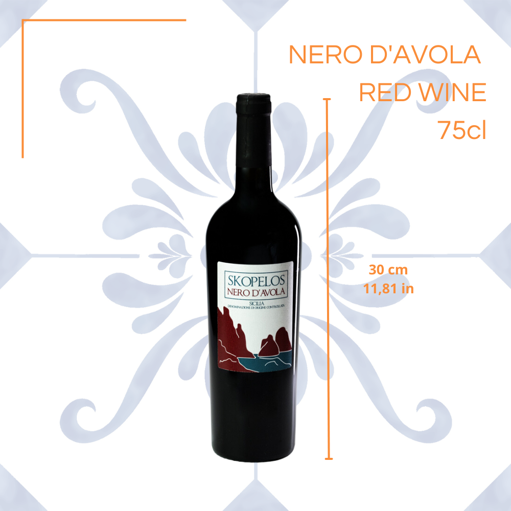 Antica Bottega Siciliana - Wholesale Red Wine - D'Avola Organic Sicilia DOC Black Wine - 75cl3
