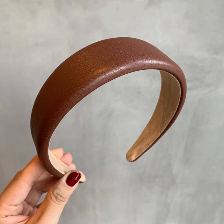 STASI ACCESSORIES - Wholesale Fashion Headband - Women's - Faux Leather Headband4