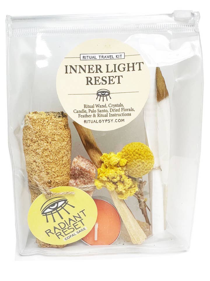 'RADIANT RESET' - Inner Light RITUAL KIT for wholesale by RITUAL GYPSY SAGE WANDS